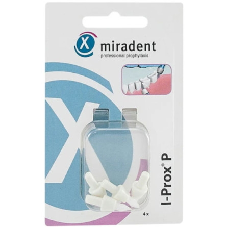 Змінні насадки Miradent l-Prox P Replacnent Brushes для ручного монопучкового тримача 4 шт slide 1