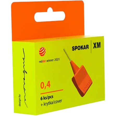 Набір щіток Spokar XM для міжзубних проміжків 0.4 мм 6 шт.