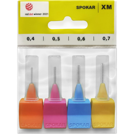 Міжзубні йоржики Spokar XM Mix №0.4/0.5/0.6/0.7 4 шт
