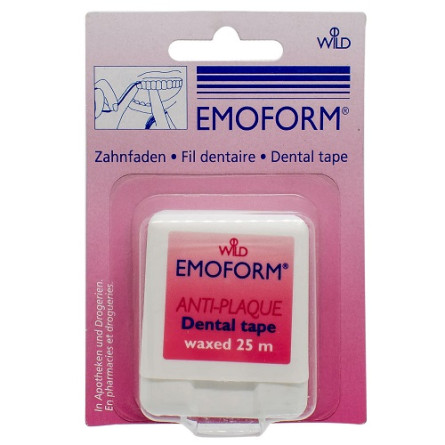 Зубная лента Dr. Wild Emoform вощенная 25 м slide 1