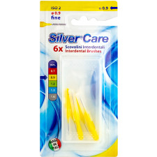 Межзубные ершики Silver Care 6 шт тонкие mini slide 1