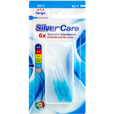 Межзубные ершики Silver Care 6 шт толстые mini slide 1