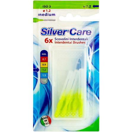 Межзубные ершики Silver Care 6 шт средние