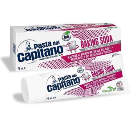 Зубна паста Pasta del Capitano Baking Soda відбілююча 75 мл