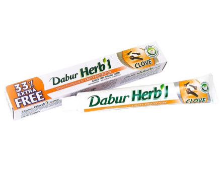 Зубная паста Dabur Herb'l Гвоздика 75 г + 25 г