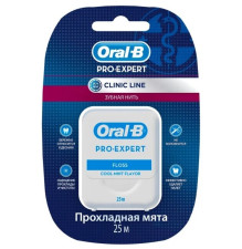 Зубна нитка Oral-B Pro-Expert Clinic Line Прохолодна м'ята 25 м mini slide 1