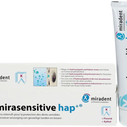 Зубна паста для чутливих зубів Miradent Mirasensitive Hap+ 50 мл slide 1