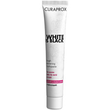 Зубная паста отбеливающая Curaprox White is Black с активированным углем и гидроксиаппатитами 90 мл mini slide 1