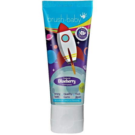 Детская зубная паста Brush-Baby Rocket Blueberry (3+ лет) 50 мл