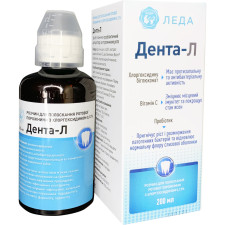 Ополаскиватель для рта Leda Дента-Л с хлоргексидином 0.12% 200 мл mini slide 1