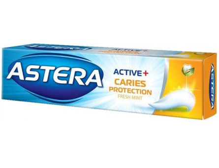 Зубная паста Astera Active+ Caries Protection Защита от кариеса 110 г