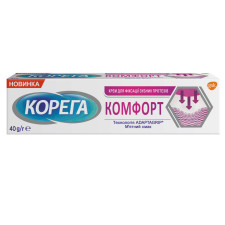 Крем для фіксації зубних протезів Corega Комфорт 40 г mini slide 1