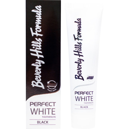 Зубна паста Beverly Hills Formula Perfect White Black 100 мл slide 1