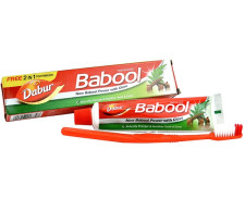 Зубна паста Dabur Babool 90 г + щітка mini slide 1
