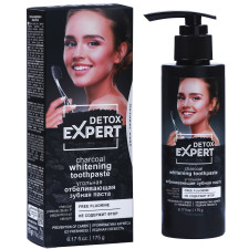 Вугільна зубна паста Detox Expert вибілювальна 175 г mini slide 1