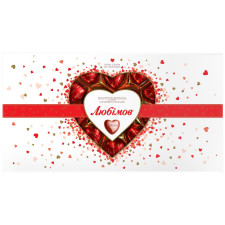 Цукерки Любимов Шоколадні сердечка асорті 225г mini slide 1