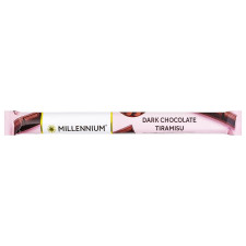 Шоколад чорний Millennium з начинкою тірамісу 38г mini slide 1