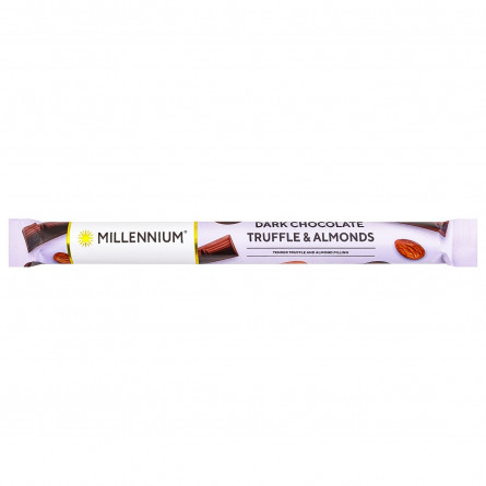 Шоколад чорний Millennium з трюфельною начинкою і мигдалем 38г