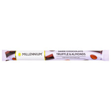 Шоколад чорний Millennium з трюфельною начинкою і мигдалем 38г mini slide 1
