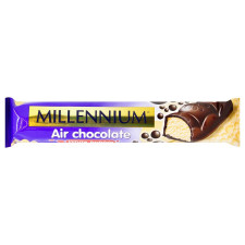 Шоколад белый Millennium пористый в молочном шоколаде 32г mini slide 1