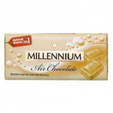 Шоколад білий Millennium Premium пористий 90г
