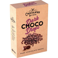 Шоколад Chocolatier черный в каплях 80г mini slide 1