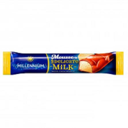 Шоколад молочний Millennium з мусовою начинкою 38г