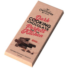Глазурь Chocolatier кондитерская черная 200г mini slide 1