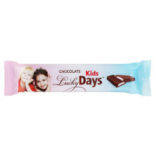 Шоколад Lucky Days молочный с молочной начинкой 12,5г mini slide 1