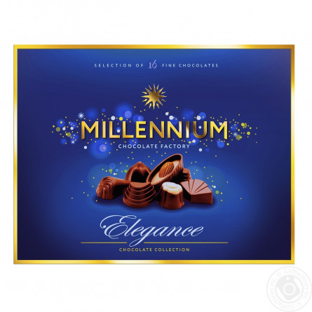 Цукерки Millennium Elegance Classic молочний шоколад асорті 143г slide 1