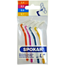 Набір міжзубних йоржиків Spokar L 0.4, 0.5, 0.6, 0.7 Мікс 4 шт. mini slide 1