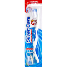 Зубна щітка Silver Care Plus New Medium зі змінною головкою mini slide 1