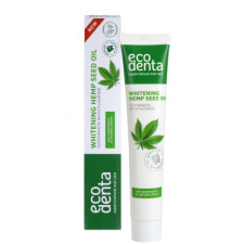 Зубна паста Ecodenta Basic Line Whitening Hemp Seed Oil Відбілююча з конопляною олією 75 мл mini slide 1