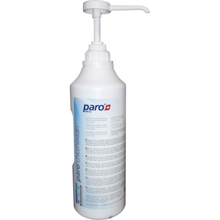Ополаскиватель полости рта Paro Swiss с хлоргексидином + помпа дозатор 2000 мл ( 7.2693)