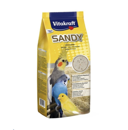 Пісок для птахів Vitakraft Sandy 3-Plus Мінеральний вбирний 2.5 кг