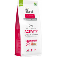 Корм для собак с повышенной активностью Brit Care Dog Sustainable Activity с курицей и насекомыми 12 кг mini slide 1