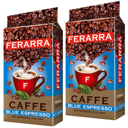 Упаковка меленої кави Ferarra Espresso 250 г х 2 шт.