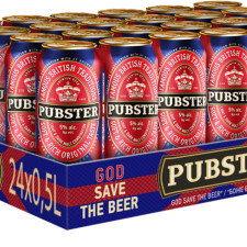 Упаковка пива Pubster світле фільтроване 5% 0.5 л х 24 шт mini slide 1