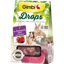 Ласощі Gimbi дропси для гризунів 50 г з буряком mini slide 1
