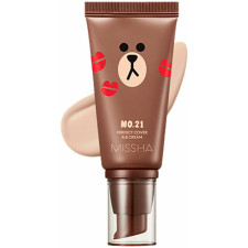BB-крем для обличчя Missha Line Friends 2018 Perfect Cover BB Cream No.21 Light Beige 50 мл mini slide 1