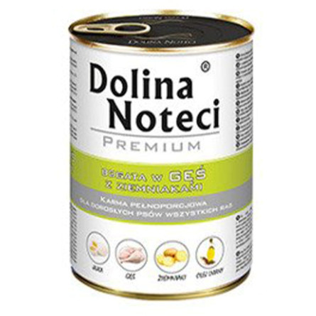 Влажный корм для собак Dolina Noteci Premium с гуской и картофелем 400 г