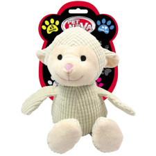 Іграшка для собак Pet Nova Бежева овечка Pet Nova 32 см (PLU-SHEEP-BEIGE) mini slide 1