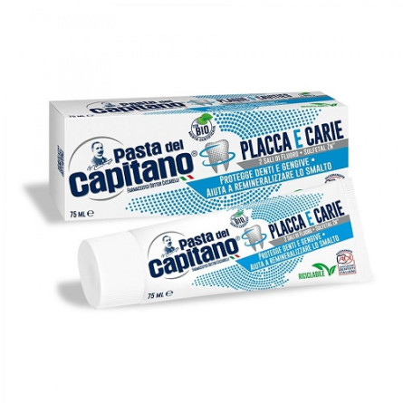Зубна паста Pasta del Capitano Plaque&amp;amp;Cavities Проти карієсу та зубного нальоту 75 мл