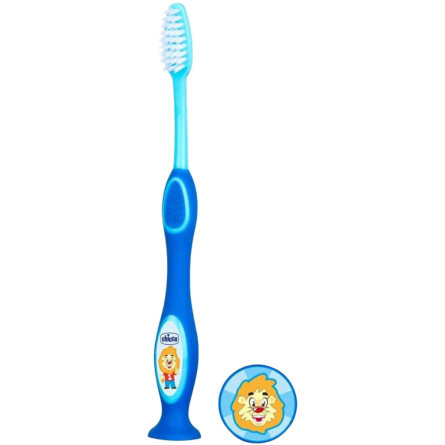 Зубна щітка Chicco 3-6 років Синя (09079.20.10)