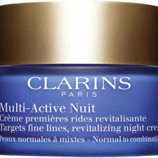 Крем для обличчя Clarins Multi-Active Targets Fine Lines Revitalizing Night Cream для нормальної та комбінованої шкіри 50 мл mini slide 1