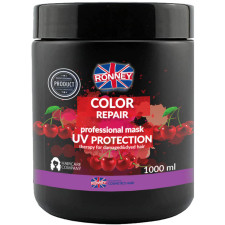 Маска Ronney Color Repair Cherry Защита цвета для окрашенных волос с UV фильтром 1000 мл mini slide 1