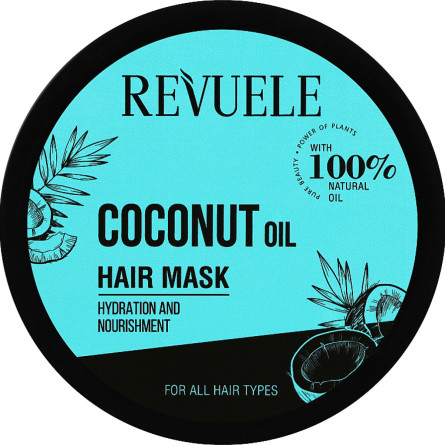 Маска для волосся Revuele Coconut Oil Hair Mask з кокосовою олією 360 мл