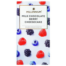 Шоколад молочный Millennium Ягодный чизкейк 100г mini slide 1