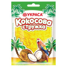 Кокосова стружка Украса жовта 25г mini slide 1