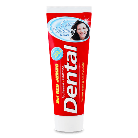Паста зубна Dental Hot Red Jumbo «Додаткове відбілювання» slide 1